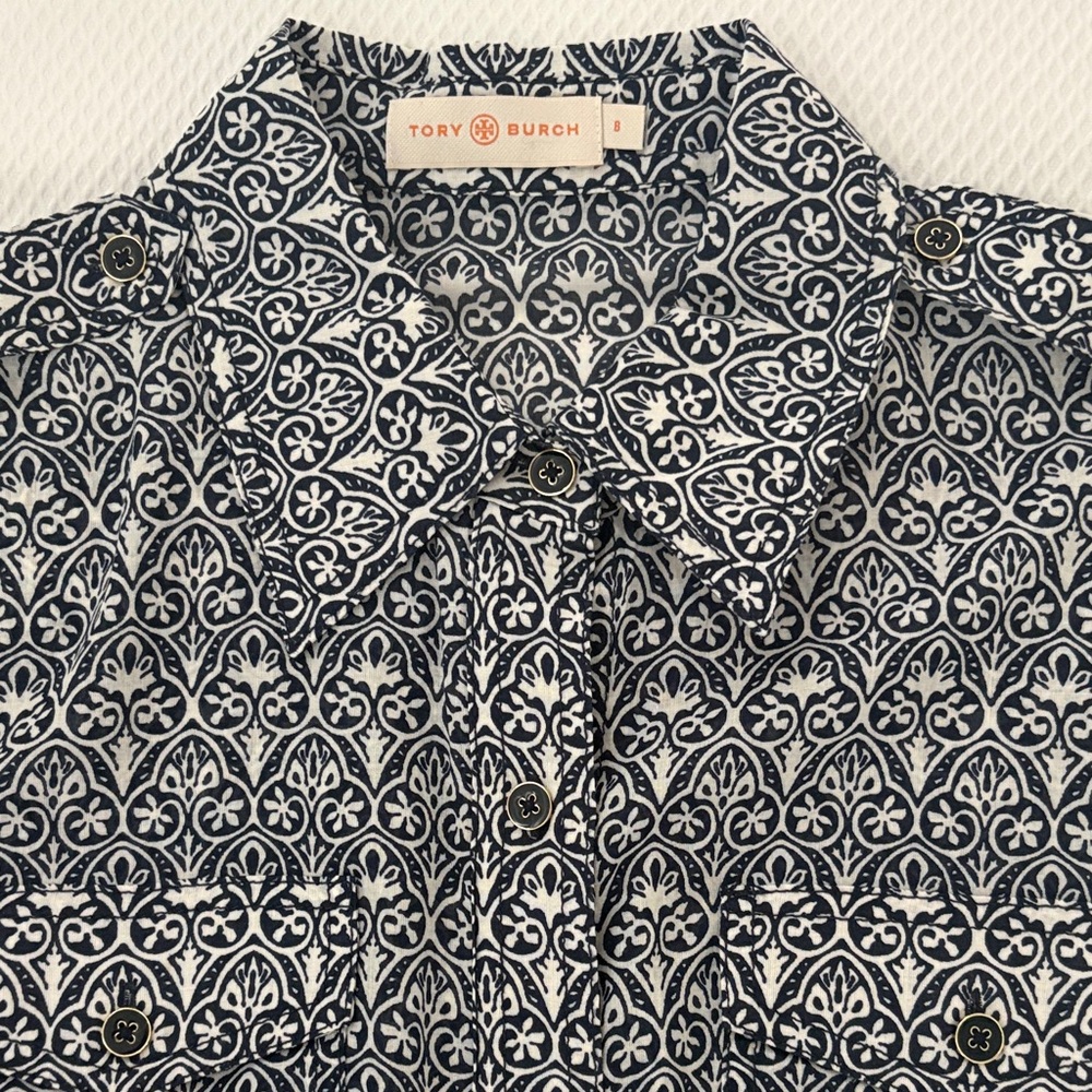 Tory Burch button front top